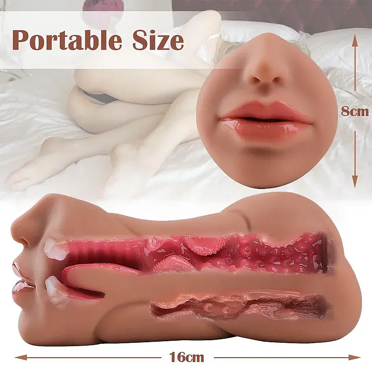 Passionate 3 In 1 Realistic Double Ended Pocket Pussy