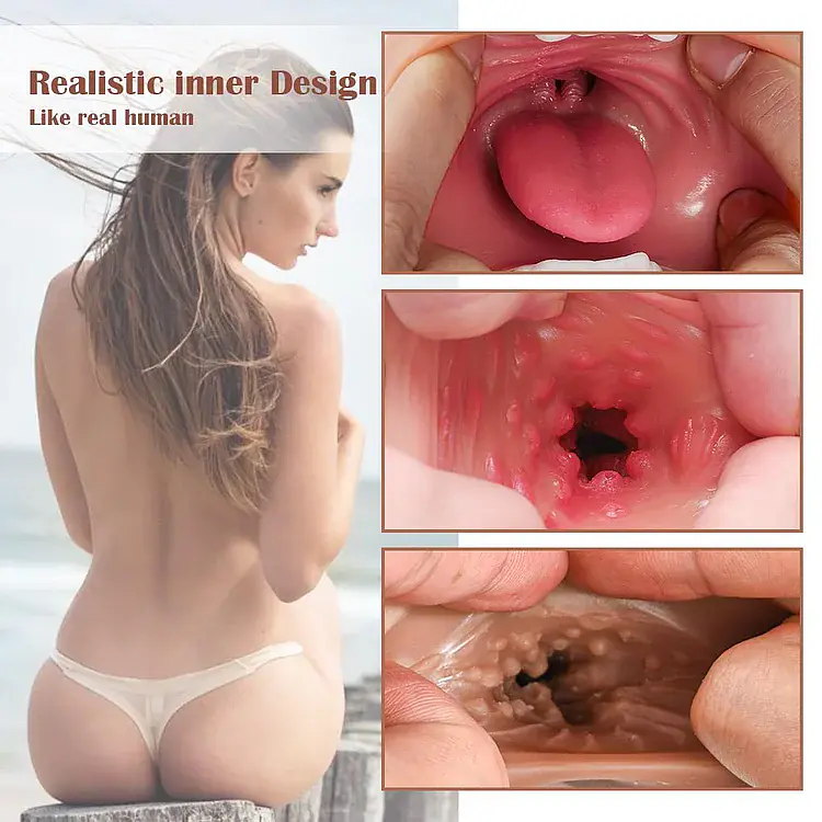 Passionate 3 In 1 Realistic Double Ended Pocket Pussy