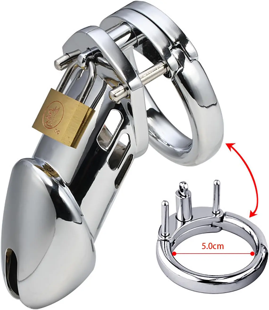 Passionate Titan Grip Metal Chastity Cage