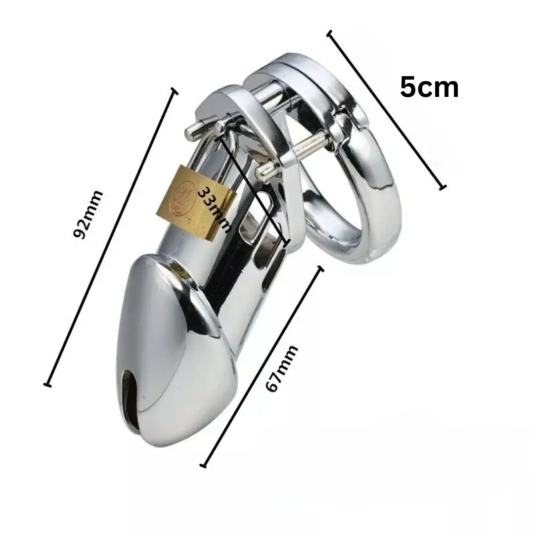 Passionate Titan Grip Metal Chastity Cage