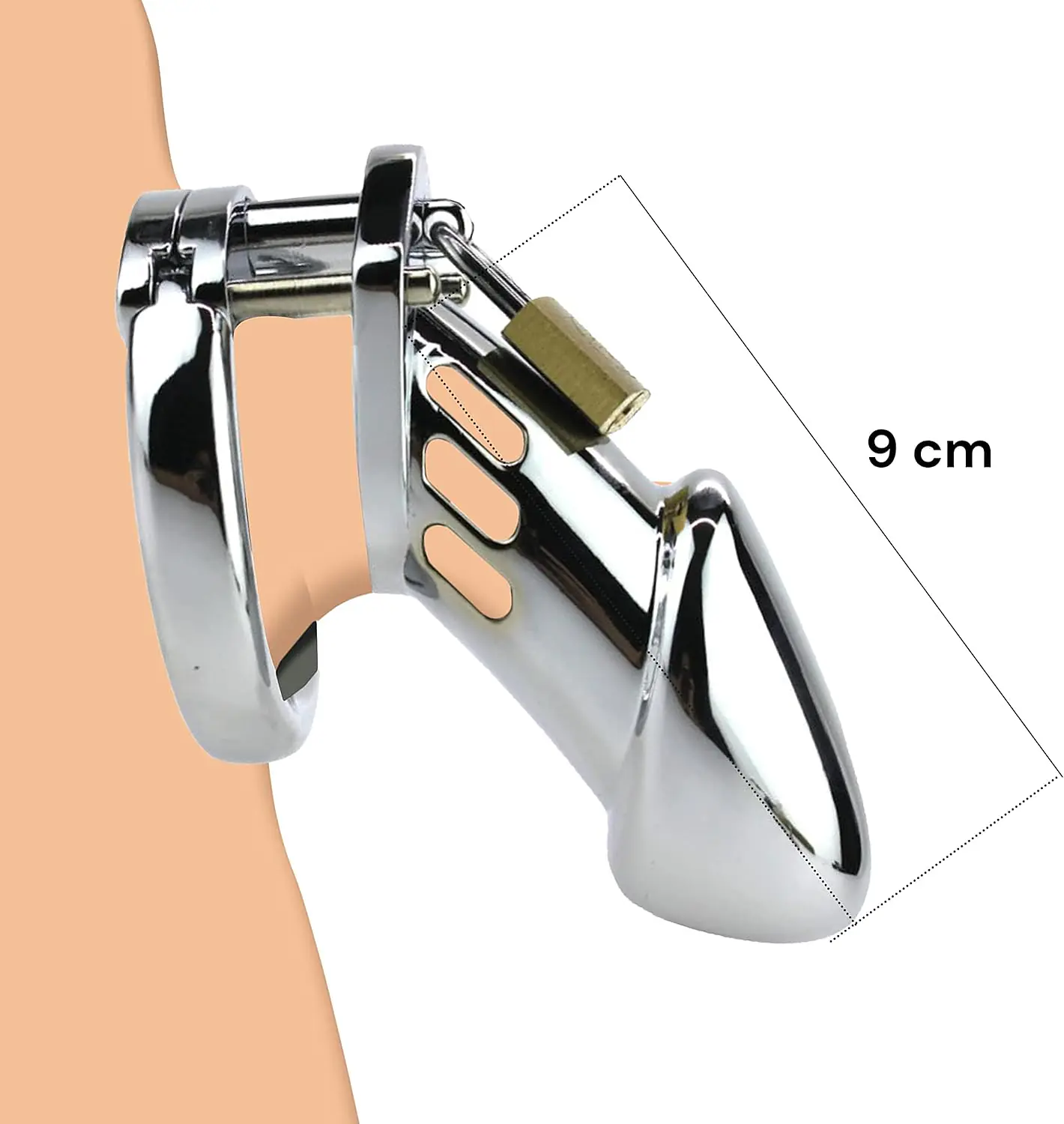 Passionate Titan Grip Metal Chastity Cage
